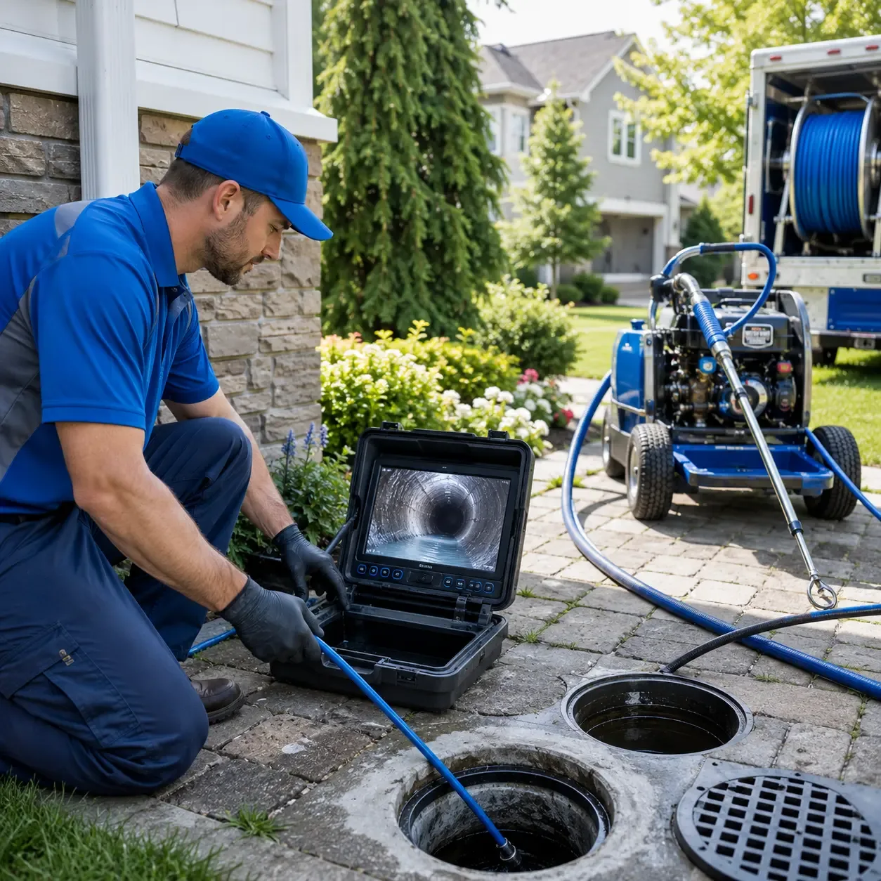 Outdoor drain cleaning professionals serving Avera, GA